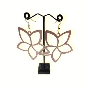 Faux Leather Dangling Earrings